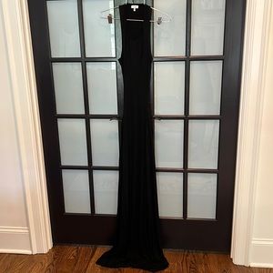 Maxi dress with side and back cut out